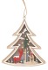 Светильник ЭРА ENGDS-17 новогодний светодиодный Ёлочка подвесной 14 см 3*ААА