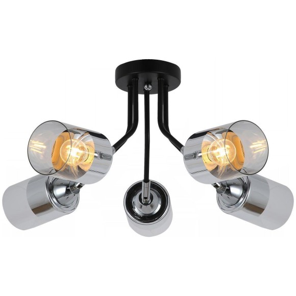 Потолочная люстра Illumico IL8213-5COU-79 BK CR