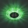 DK LD3 SL/WH+GR Светильник ЭРА декор cо светодиодной подсветкой( белый+зеленый), прозрачный (50/1400