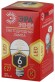 Лампочка светодиодная ЭРА RED LINE ECO LED P45-6W-827-E27 E27 / Е27 6Вт шар теплый белый свет