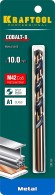 KRAFTOOL COBALT-8, 10.0 х 133 мм, сталь М42, HSS-Co(8%), сверло по металлу (29656-10)