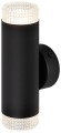 WL50 BK/TR Светильник настенный ЭРА WL50 BK/TR 2*GU10 2*12Вт IP20 черный, прозрачный