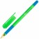 Ручка шариковая с грипом BRAUBERG "X-ONE NEON", СИНЯЯ, корпус ассорти, узел 0,5 мм, линия письма 0,35 мм, 143987