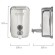 Дозатор для жидкого мыла LAIMA PROFESSIONAL INOX (гарантия 3 года), 0,5 л, нержавеющая сталь, зеркальный, 605394