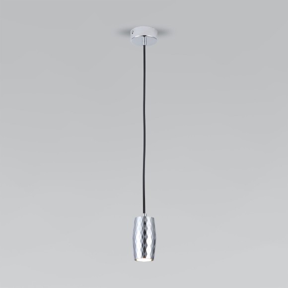 Подвесной светодиодный светильник в стиле лофт 50246/1 LED/ хром