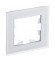 Рамка 1 пост Schneider Electric ATLASDESIGN NATURE, белое матовое стекло ATN330101