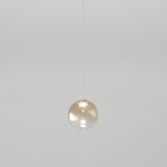 Подвесной светодиодный светильник со стеклянным плафоном 50234/1 LED янтарный