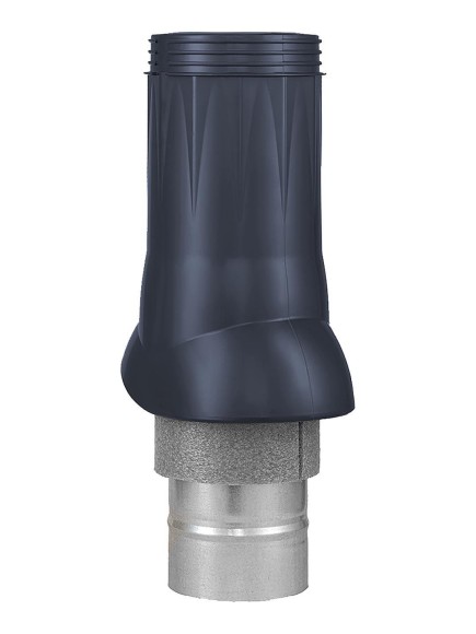 VWO 125-160 Gray Graphite Выход вентиляционный VWO D125/160 изолированный пластик Gray Graphite ERA