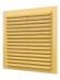 Решетка вентиляционная С сетка 138х138 пластик Beige ERA