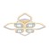 Потолочная светодиодная люстра Profit Light 8439/4+4A WHT
