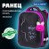 Ранец BRAUBERG SHINY, 2 отделения, с брелоком, "Magic cat", 38х28х14 см, 271381