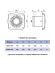 WIND 120C ET Вентилятор накладной WIND D120 обратный клапан ET ERA