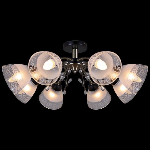 Потолочная люстра Illumico IL0287-8CSQ-29 BK AB