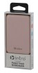 Б0046321 PB600 USB зарядки_25 Intro Power bank 5000 mAh розовые (50/3000)