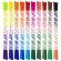 Фломастеры двусторонние утолщенные BRAUBERG "PREMIUM" "BI-COLOR", 10 шт., 20 цветов, двухцветные, вентилируемый колпачок, 151945