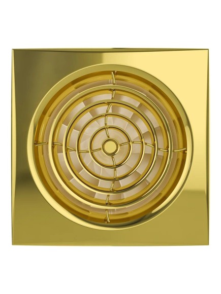 AURA 5C Gold Вентилятор накладной AURA D125 обратный клапан Gold DICITI