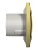 AURA 5C Gold Вентилятор накладной AURA D125 обратный клапан Gold DICITI