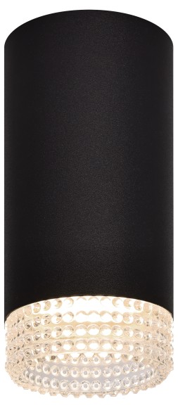 Б0058479 Светильник настенно-потолочный спот ЭРА OL40 BK/CL MR16 GU10 IP20 черный, прозрачный