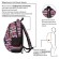 Рюкзак BRAUBERG CANVAS универсальный, 2 отделения, "Фигуры", канвас, 47х32х14 см, 226353