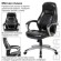 Кресло офисное BRABIX PREMIUM "Turbo EX-569", экокожа, спортивный дизайн, черное, 531014
