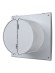 AURA 5C Gray metal Вентилятор накладной AURA D125 обратный клапан Gray metal DICITI