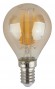 Б0047028 Лампочка светодиодная ЭРА F-LED P45-9W-840-E14 gold E14 / Е14 9Вт филамент шар золотистый нейтральный белый свет