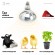 Инфракрасная лампа ЭРА ИКЗ 220-250 R127 кратность 1 шт Е27 / E27 для обогрева животных и освещения 250 Вт