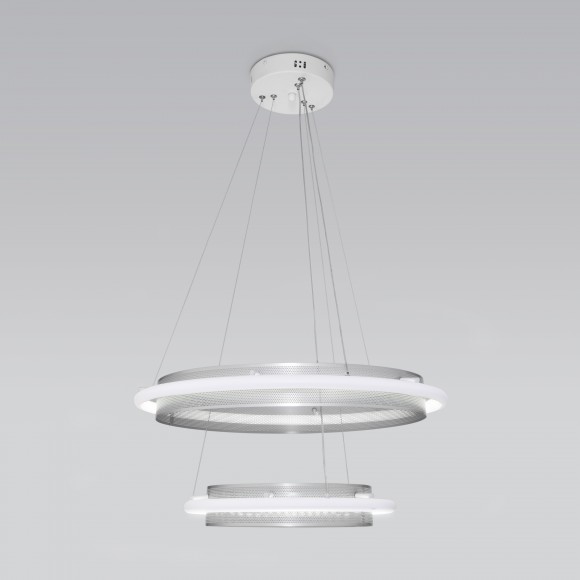 Умный подвесной светильник 90241/2 белый / серебро
