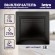 Б0053734 Выключатель Intro Plano 1-102-05 одноклавишный с подсветкой, 10А-250В, IP20, СУ, антрацит