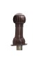 RRTV+M 160 Brown Комплект RRTV D160 для металлочерепицы Monterrey пластик Brown ERA