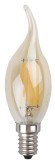 Лампочка светодиодная ЭРА F-LED BXS-7W-827-E14 gold E14 / Е14 7Вт филамент свеча на ветру теплый белый свет