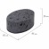 Губки для посуды OVAL BLACK 95х65х35 мм КОМПЛЕКТ 6 шт., КРУПНОПОРИСТЫЙ поролон/абразив LAIMA, 608649