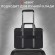 Сумка портфель HEIKKI ULTRA (ХЕЙКИ) с отделением для ноутбука 15,6", Total black, черная, 28х39х3 см, 272609