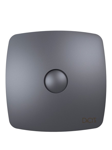 RIO 4C Dark gray metal Вентилятор накладной RIO D100 обратный клапан Dark gray metal DICITI