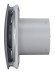 RIO 4C Dark gray metal Вентилятор накладной RIO D100 обратный клапан Dark gray metal DICITI