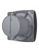 RIO 4C Dark gray metal Вентилятор накладной RIO D100 обратный клапан Dark gray metal DICITI