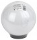 Б0048735 Садово-парковый светильник ЭРА НТУ 01-60-201 шар опаловый на опору / кронштейн IP44 Е27 max60Вт d200mm