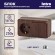 Б0036155 2-702-10 Intro Блок розетка+выкл. двойной гориз. 10(16)А-250В, IP20, ОУ, Quadro, венге (6/120/1440)
