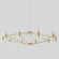 Подвесная люстра Crystal Lux DOROTEA SP10 GOLD