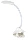 Настольный светильник ЭРА NLED-478-8W-W светодиодный на прищепке белый