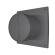 AURA 4C Dark gray metal Вентилятор накладной AURA D100 обратный клапан Dark gray metal DICITI