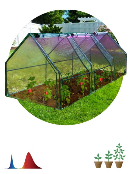 FITO-House-max Теплица ЭРА FITO-House-max со светильниками в комплекте, 2700х900х900 мм, 3 отсека