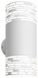 WL53 WH Декоративная подсветка ЭРА BRICKS WL53 WH 2*GX53 2*15Вт IP20 белый