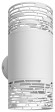 WL53 WH Декоративная подсветка ЭРА BRICKS WL53 WH 2*GX53 2*15Вт IP20 белый
