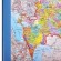 Коврик-подкладка настольный для письма (590х380 мм), с картой России, BRAUBERG, 236776