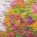 Коврик-подкладка настольный для письма (590х380 мм), с картой России, BRAUBERG, 236776