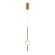 Подвесной светодиодный светильник Indigo Ciondolo 11066/1P Brass V000170L