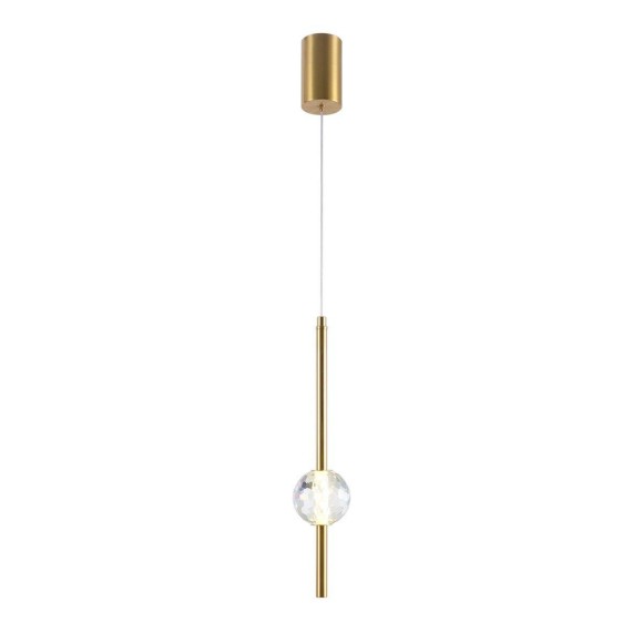 Подвесной светодиодный светильник Indigo Ciondolo 11066/1P Brass V000170L