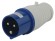 Б0032849 Вилка ЭРА V-16-2P-PE-IP44 переносная 013 2Р+РЕ 16А 220В IP44