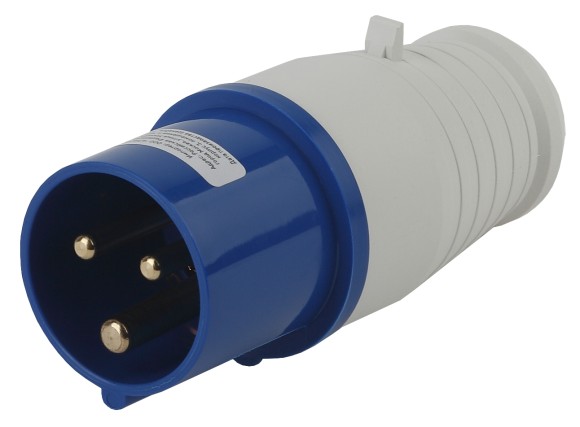 Б0032849 Вилка ЭРА V-16-2P-PE-IP44 переносная 013 2Р+РЕ 16А 220В IP44